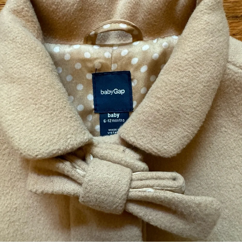 Baby Gap Deerfield Bow Peacoat size 6-12 month